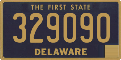 DE license plate 329090
