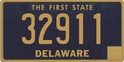 DE license plate 32911