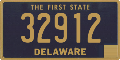 DE license plate 32912
