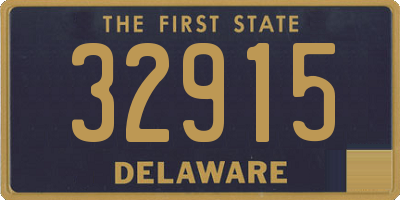 DE license plate 32915