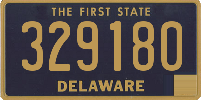 DE license plate 329180