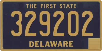 DE license plate 329202
