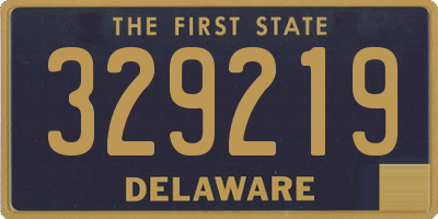 DE license plate 329219