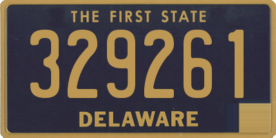 DE license plate 329261