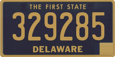 DE license plate 329285