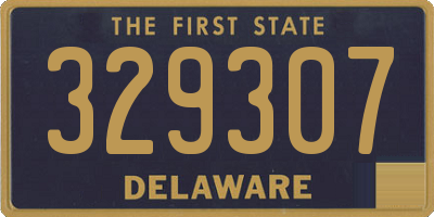 DE license plate 329307