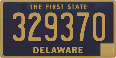 DE license plate 329370