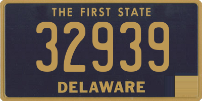 DE license plate 32939