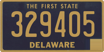 DE license plate 329405