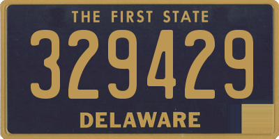 DE license plate 329429