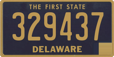 DE license plate 329437