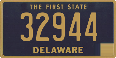 DE license plate 32944
