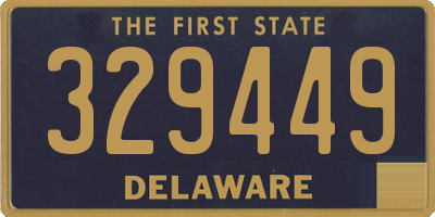 DE license plate 329449
