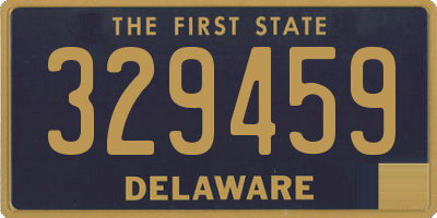 DE license plate 329459