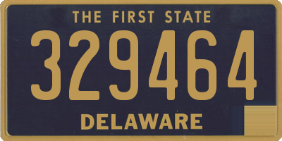 DE license plate 329464