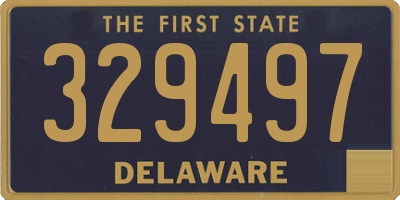 DE license plate 329497