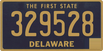 DE license plate 329528