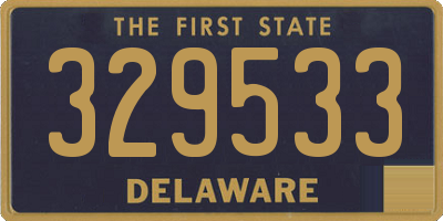 DE license plate 329533