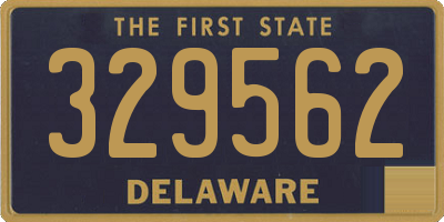 DE license plate 329562