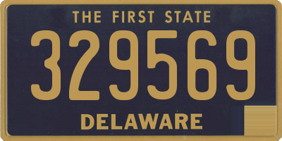 DE license plate 329569