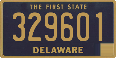 DE license plate 329601
