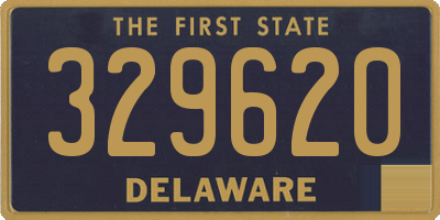 DE license plate 329620