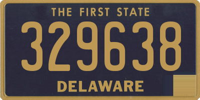 DE license plate 329638