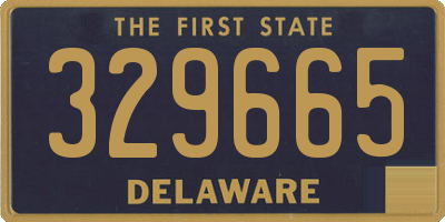 DE license plate 329665