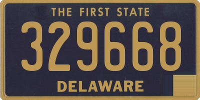 DE license plate 329668