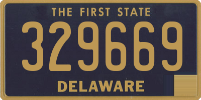 DE license plate 329669