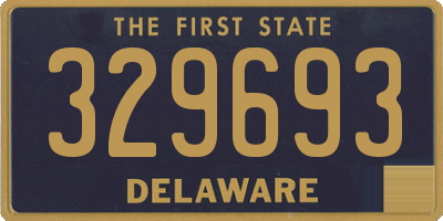 DE license plate 329693
