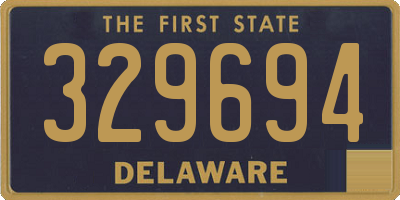 DE license plate 329694