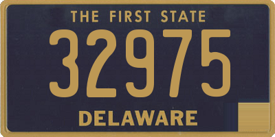 DE license plate 32975