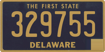 DE license plate 329755