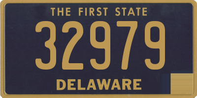 DE license plate 32979
