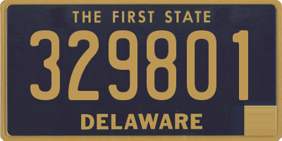 DE license plate 329801