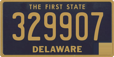 DE license plate 329907
