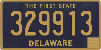 DE license plate 329913