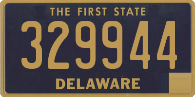 DE license plate 329944