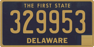 DE license plate 329953