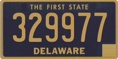 DE license plate 329977