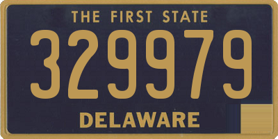 DE license plate 329979