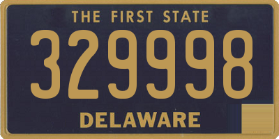 DE license plate 329998
