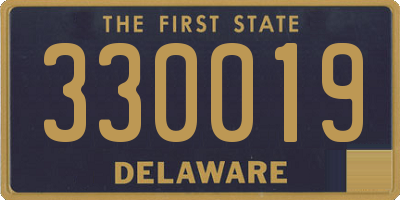 DE license plate 330019