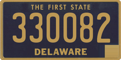 DE license plate 330082
