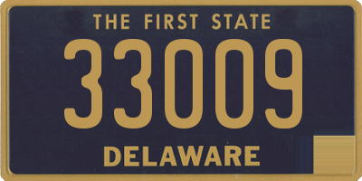 DE license plate 33009