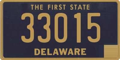 DE license plate 33015