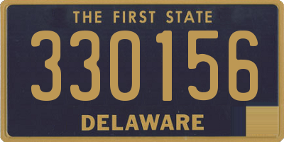 DE license plate 330156