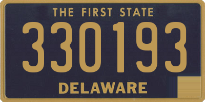 DE license plate 330193