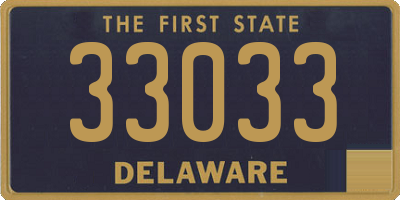 DE license plate 33033